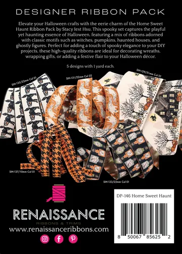 Renaissance Ribbon Home Sweet Haunt Designer Pack Bänder 5-teilig