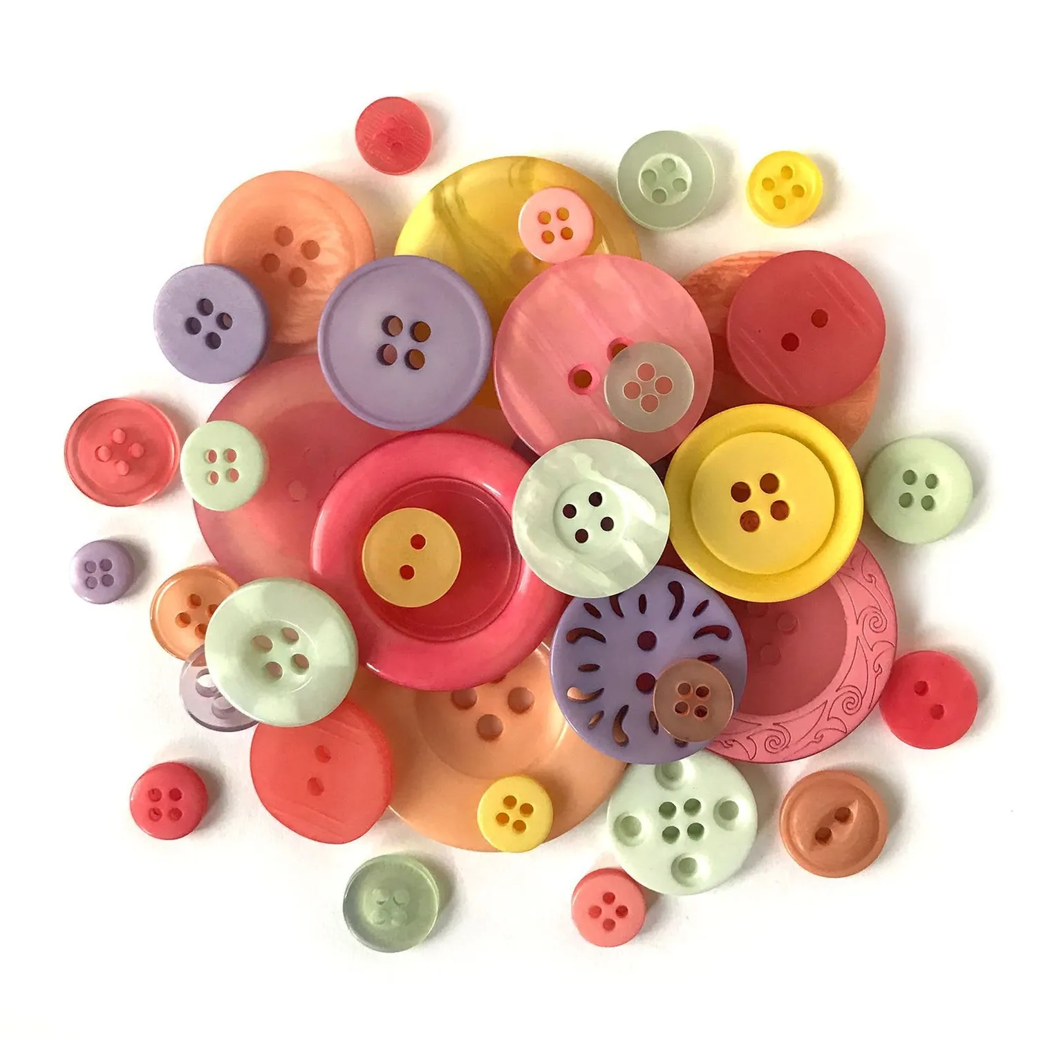 Buttons Galore Knöpfe-Mix im Glas
