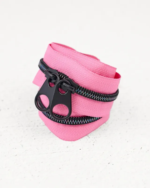 Renaissance Ribbons Pink Frosting Handtaschen-Reißverschluss Nr.5