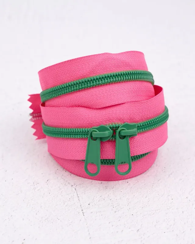 Renaissance Ribbon Dragonfruit Taschenreißverschluss Nr. 5 Doppelzipper