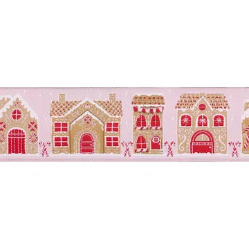Renaissance Ribbon Gingerbread Christmas Candy Cane Lane Schmuckband 1 Yard