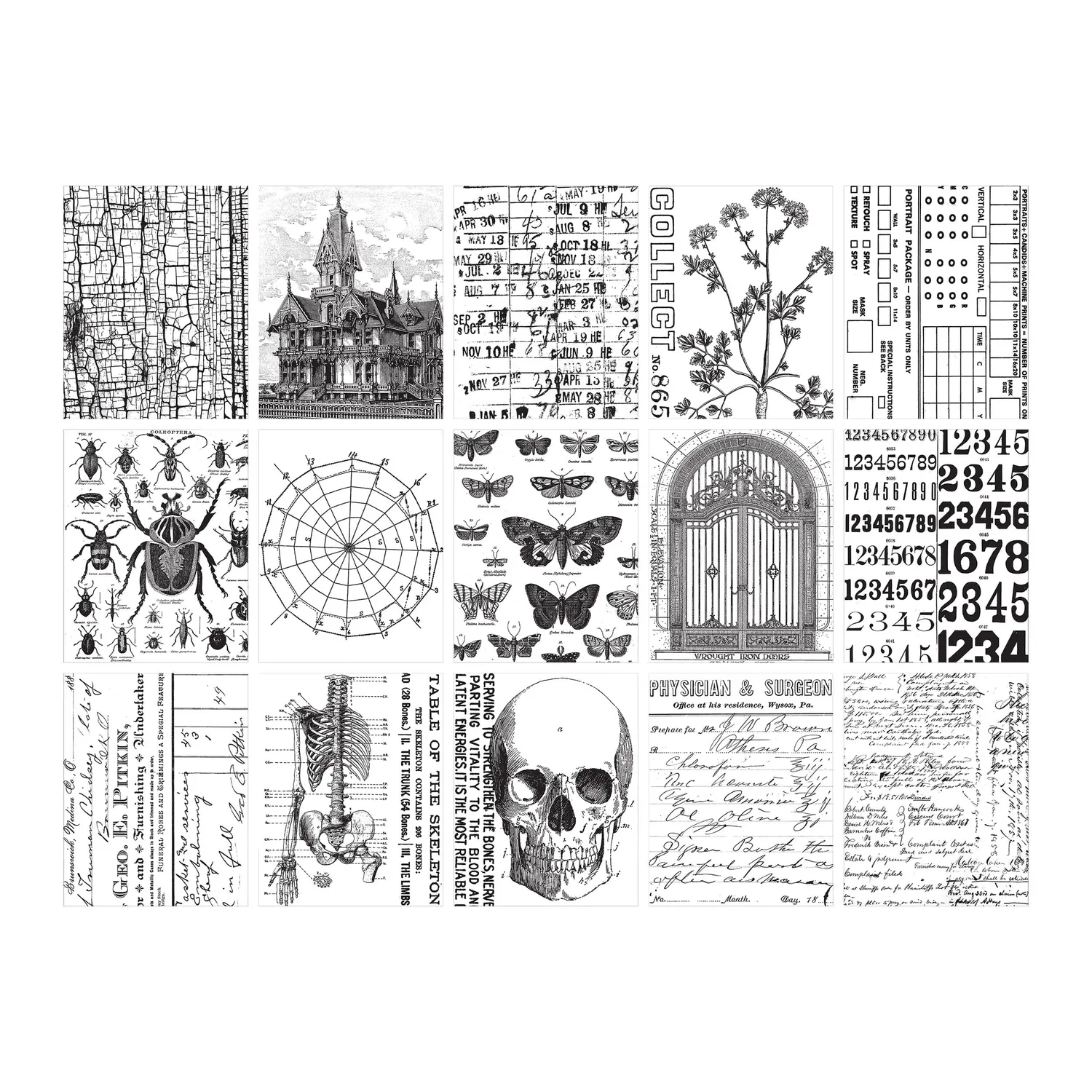 Idea-ology Tim Holtz Collage Paper Collagepapier