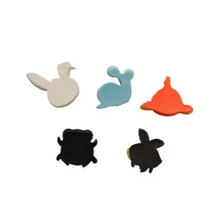 Buttons Galore Bug Eyes Flatbackz Tier-Applikationen 5 Stück