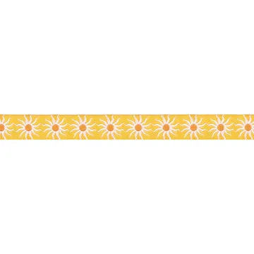 Renaissance Ribbon La Dolce Vita Sunshine Webband Gelb 13mm 1 Yard