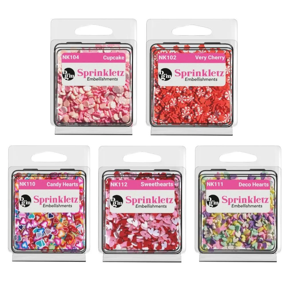Buttons Galore Sprinkletz Polymer Clay Streuteile 5er-Bundle Shaker