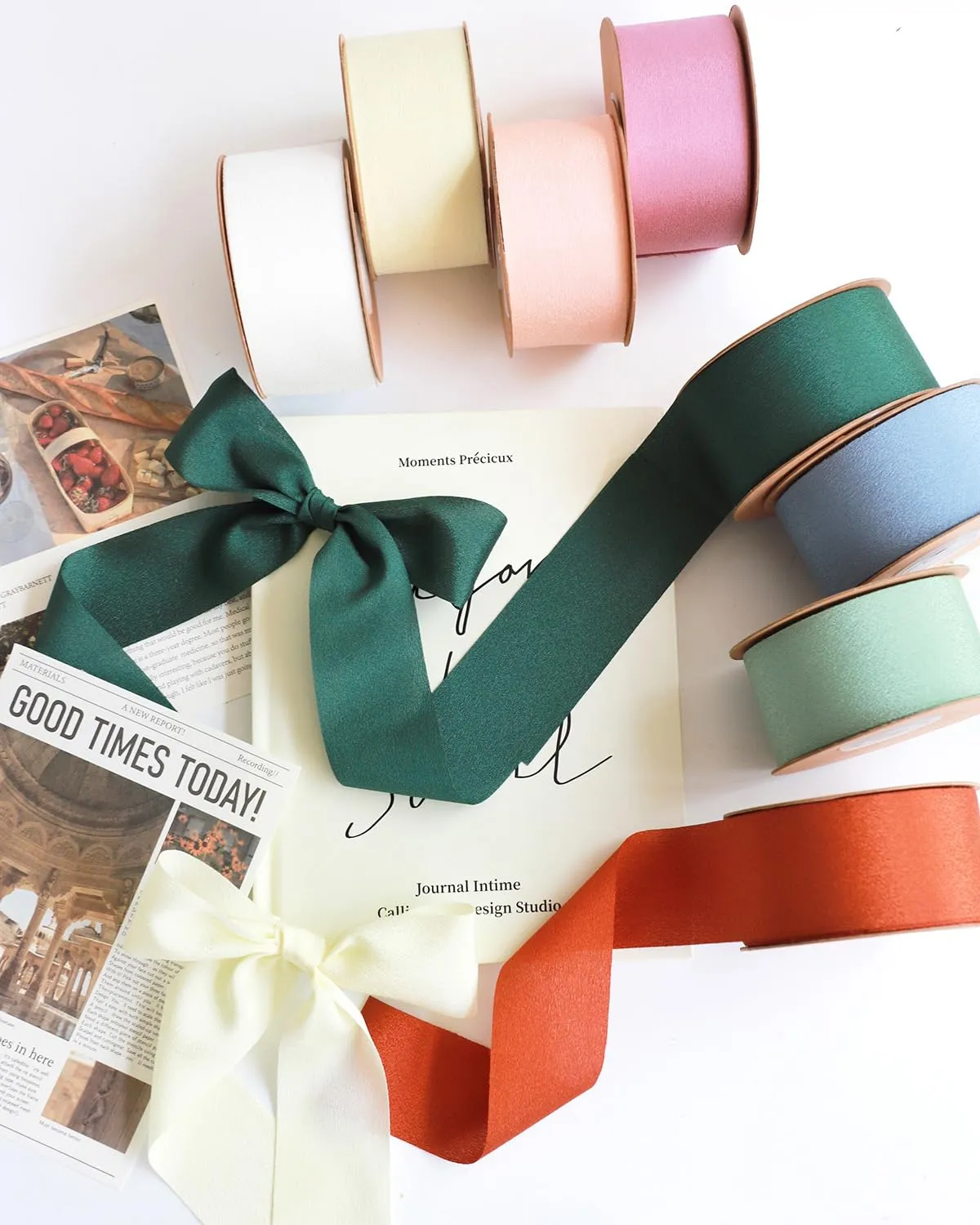 MORSUNBELA Chiffonband Geschenkband Rolle