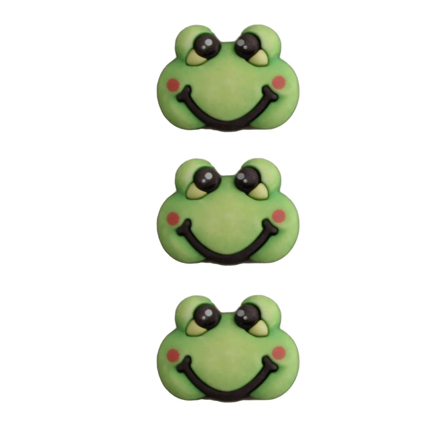 Buttons Galore Baby Hugs Froggy Froschknöpfe 3 Stück