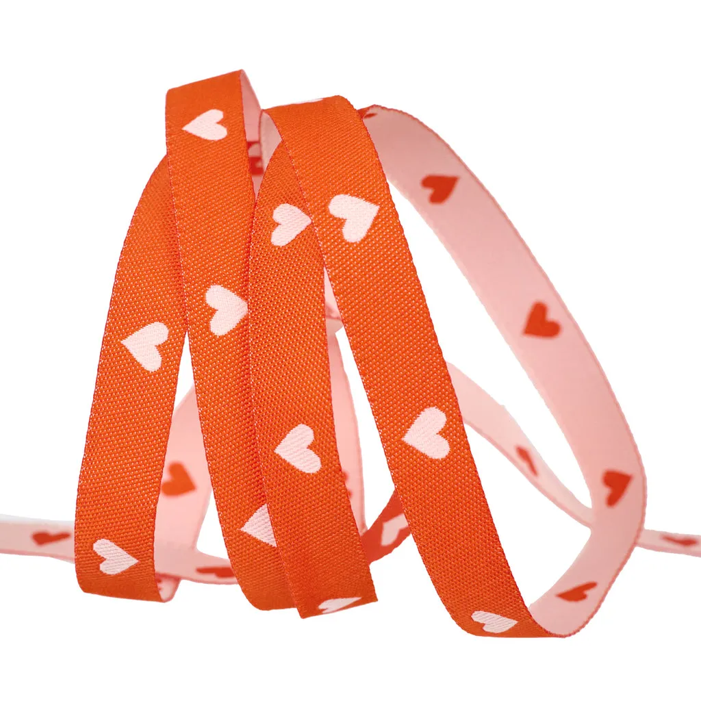 Renaissance Ribbon Hearts and Sparks Hearts Schmuckband 3/8" 1 Yard Herzen
