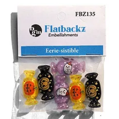 Buttons Galore Eerie-sistible Flatbackz 6 St Halloween 25 mm