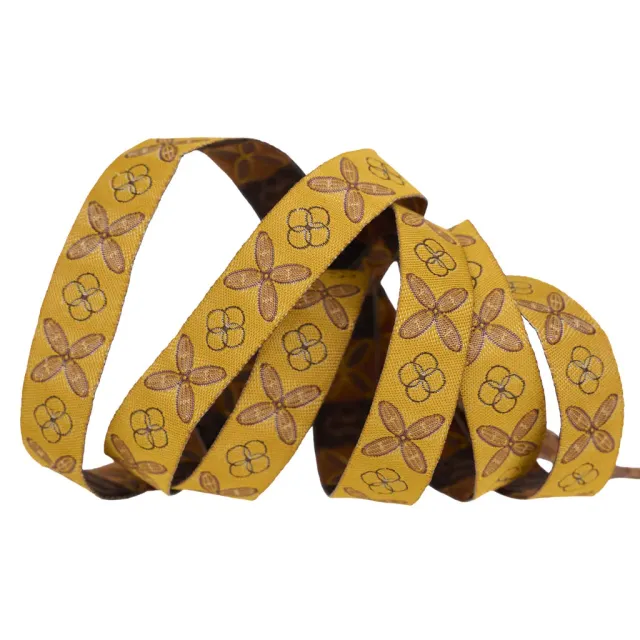 Renaissance Ribbon Enrapture Tiles Schmuckband 1 Yard gold