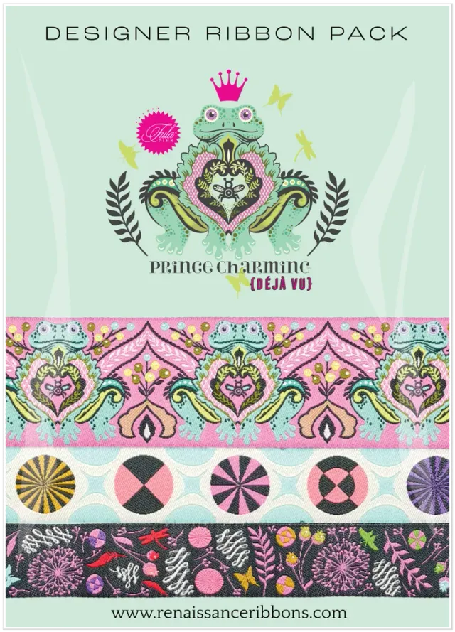 Renaissance Ribbon Prince Charming Deja Vu Webband 3er Pack