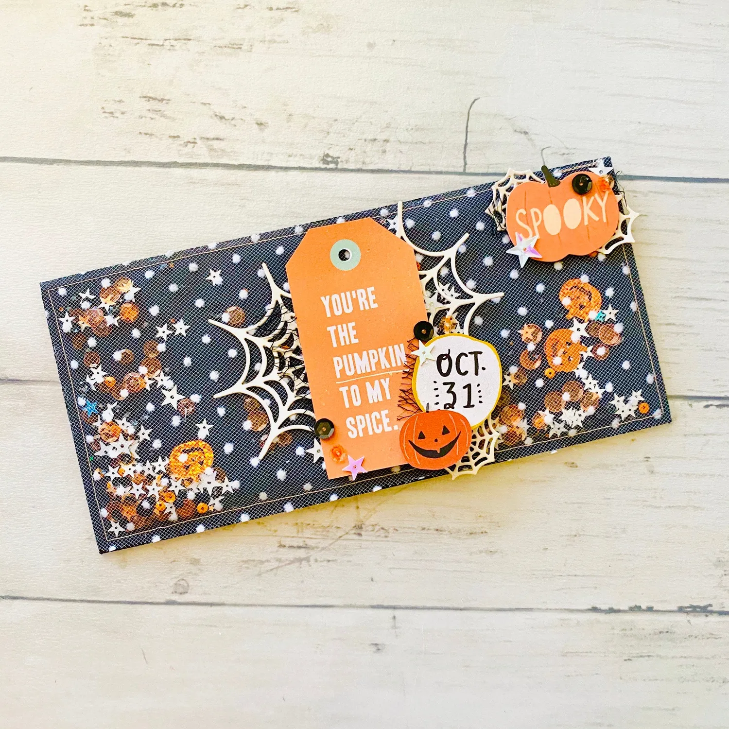 Buttons Galore Trick-or-Treat Bastelknopf Süßtüte matt