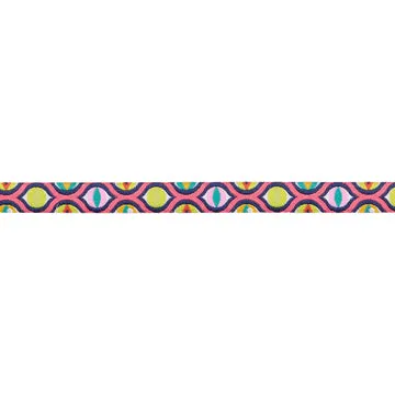 Renaissance Ribbon Tabby Road Cat Eyes Webband 3/8" 1 Yard gewebt