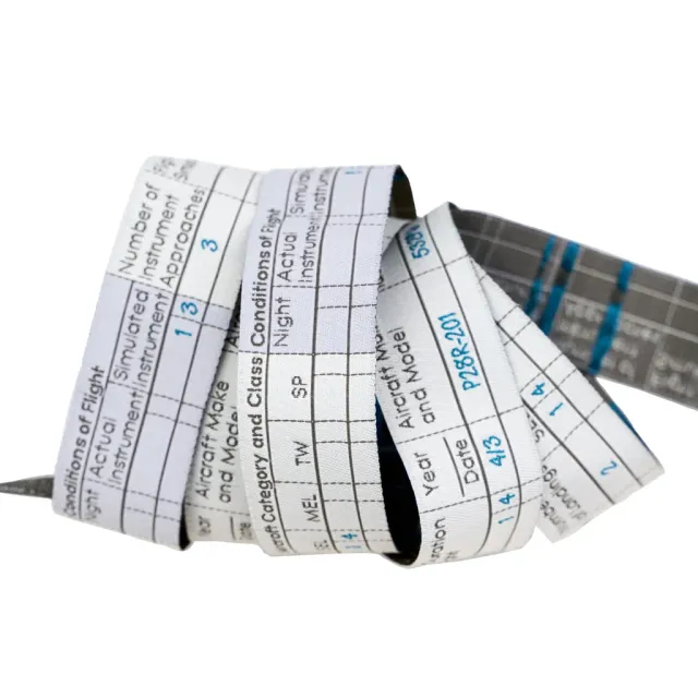 Renaissance Ribbon High Flight Logbook Entry Schmuckband 1 Yard Logbuch