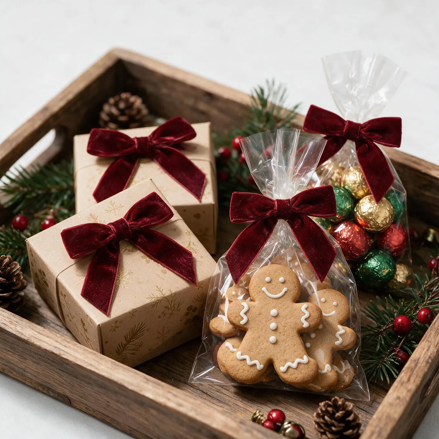 MORSUNBELA Samtschleifen Deko Geschenkschleifen