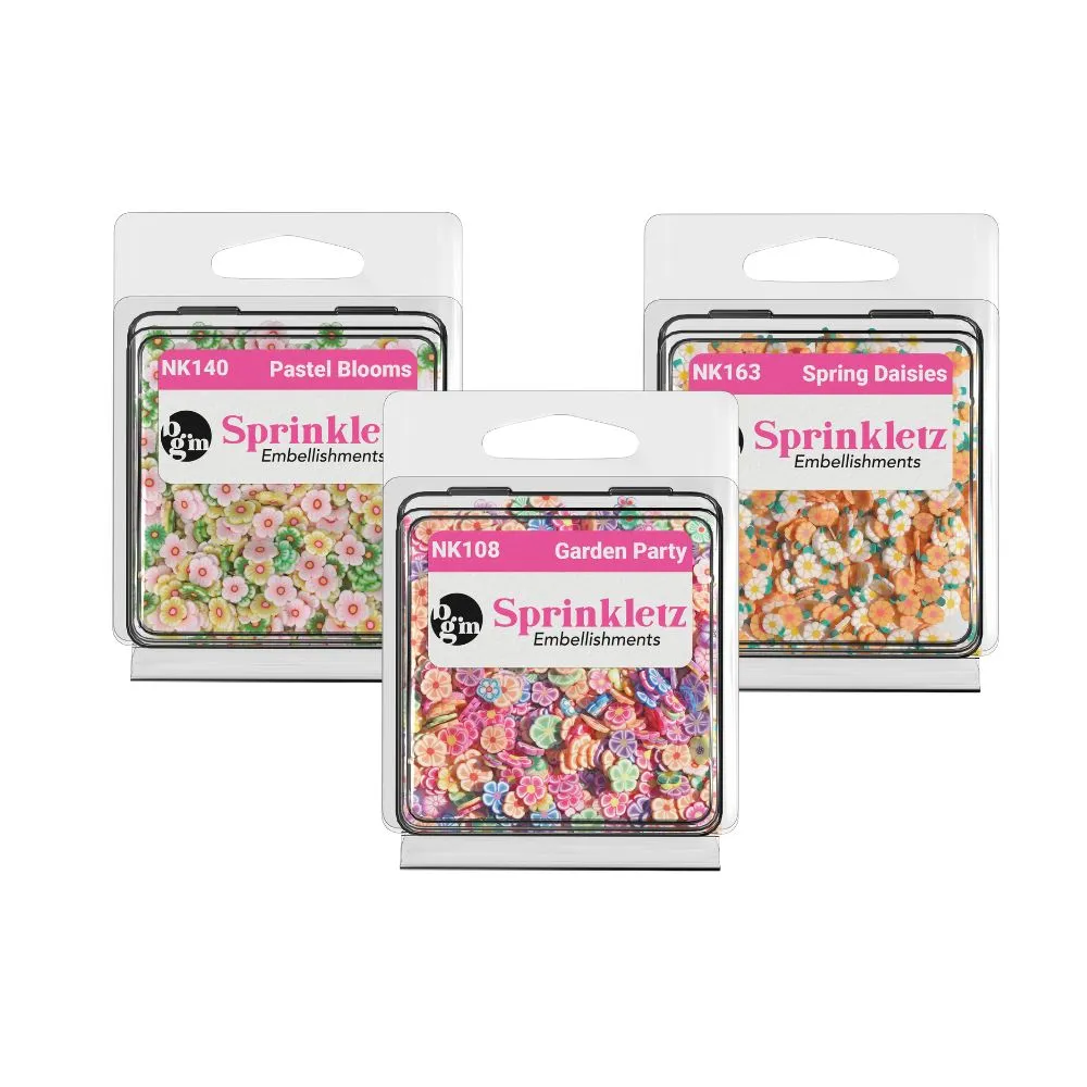 Buttons Galore Sprinkletz Polymer Clay Streuteile 5er-Bundle Shaker