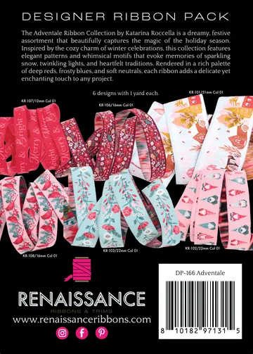 Renaissance Ribbon Adventale Webband-Set Designer Pack 6 Yard