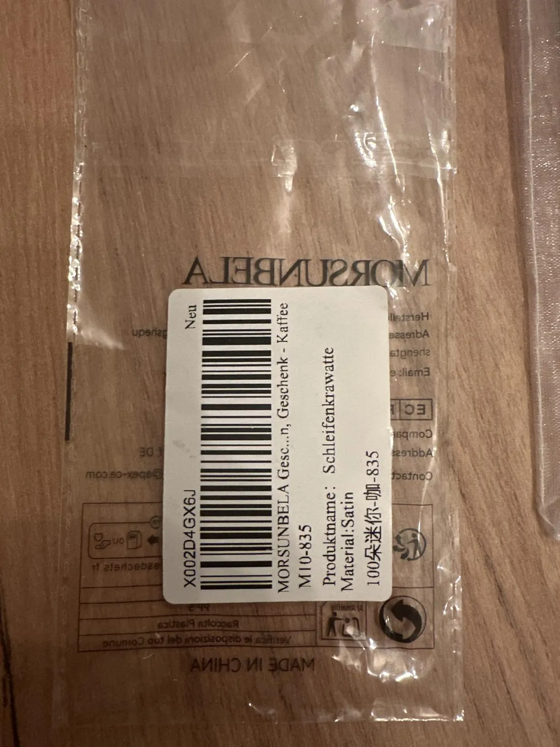 MORSUNBELA Mini Geschenkschleifen 100 Stück