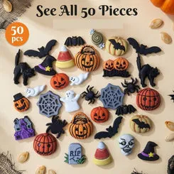 Buttons Galore Halloween Novelty Bastelknöpfe 50 Stück