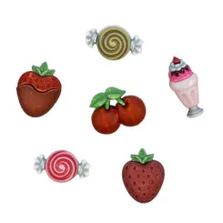Buttons Galore Sweet Delights Knöpfe 36 Stück Set