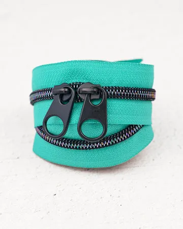 Renaissance Ribbon Atlantis Handtaschen-Reißverschluss Doppelschieber