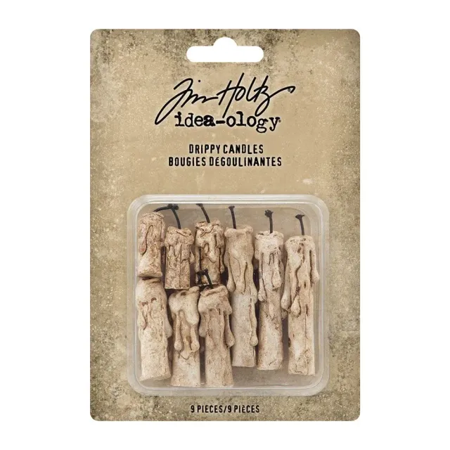 Idea-ology Tim Holtz Drippy Candles Halloween Deko