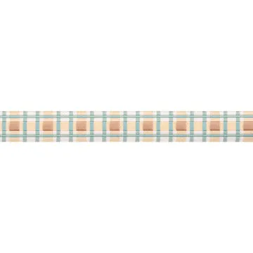 Renaissance Ribbon Montana Bloom Plaid Webband 16mm 1 Yard Karo