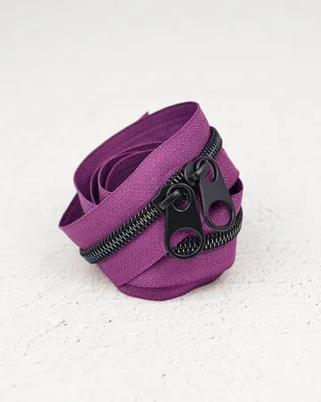 Renaissance Ribbon Handbag Zipper Amethyst #5 Taschenreißverschluss