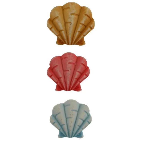 Buttons Galore Fan Shells Knöpfe 3 Stück Muschel 1 Zoll