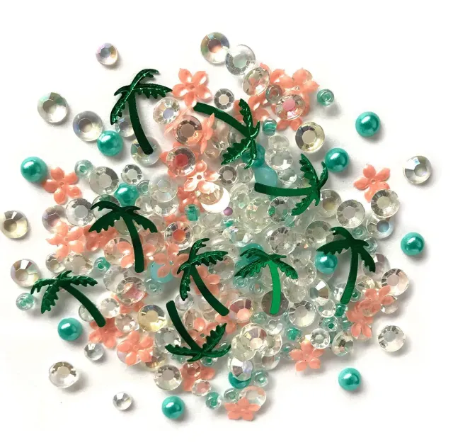Buttons Galore Sparkletz Paradise Schmucksteine 10g irisierend