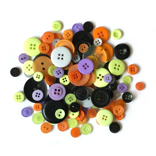 Buttons Galore Halloween Nähknöpfe 12 oz sortiert