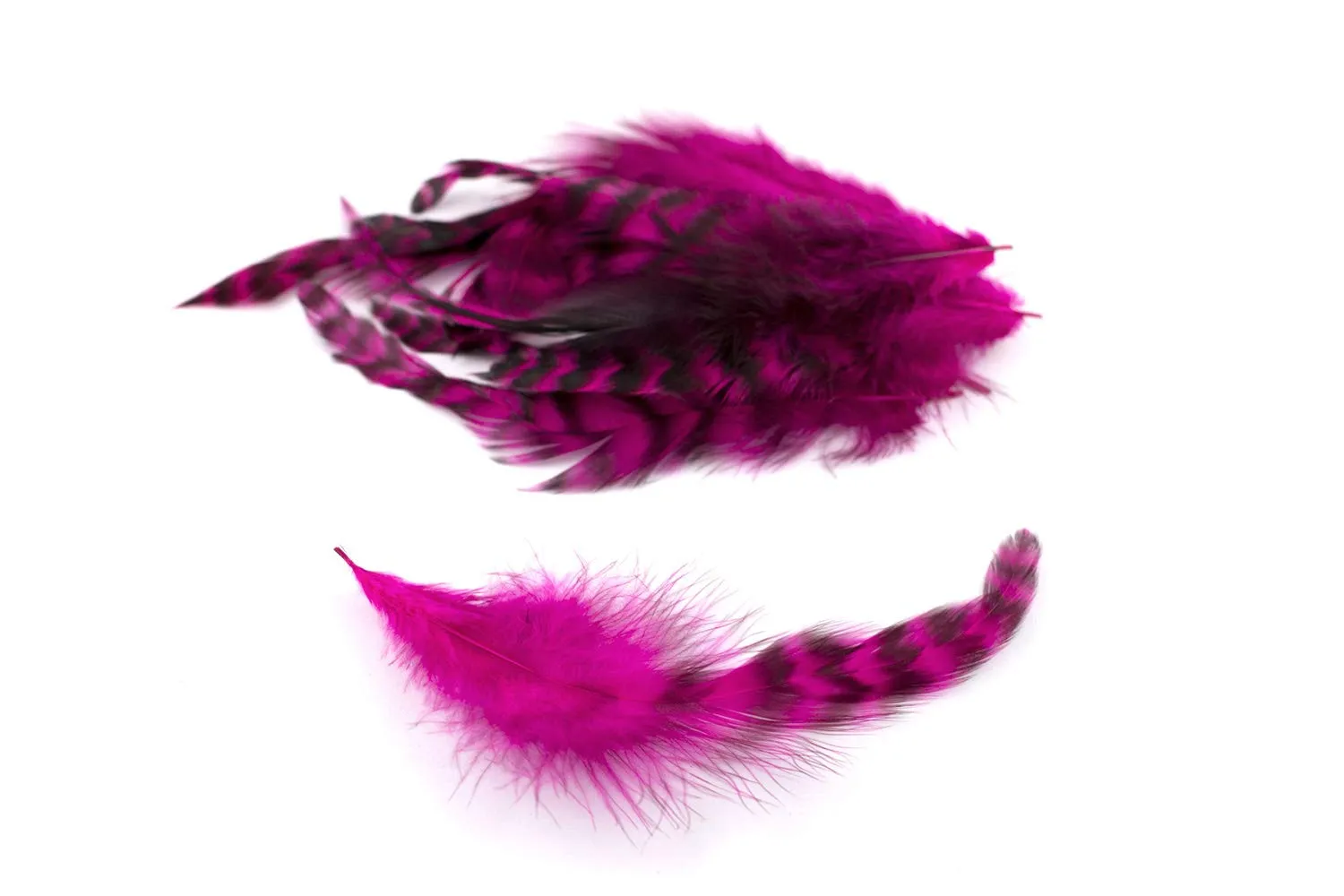 Creativery Hahnenfedern Chinchilla Schmuckfedern