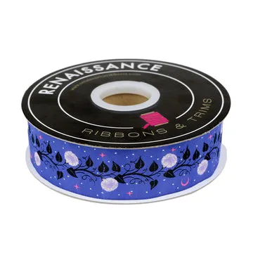 Renaissance Ribbon Glow Garden Moon Vine Webband 38mm 1 Yard Ranke