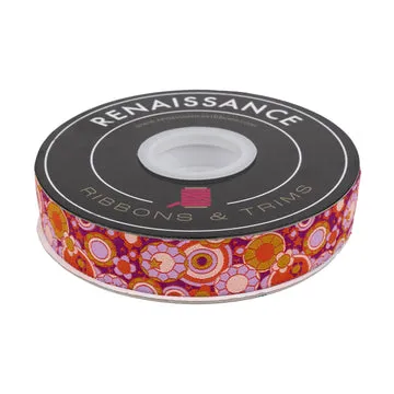 Renaissance Ribbon Mythical Bloom Blumenband 7/8 Zoll 1 Yard Retro