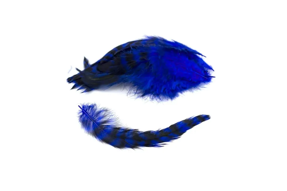 Creativery Hahnenfedern Chinchilla Schmuckfedern