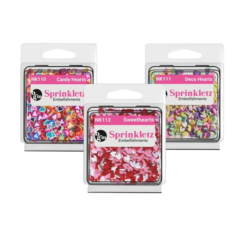 Buttons Galore Sprinkletz Polymer Clay Streuteile 5er-Bundle Shaker