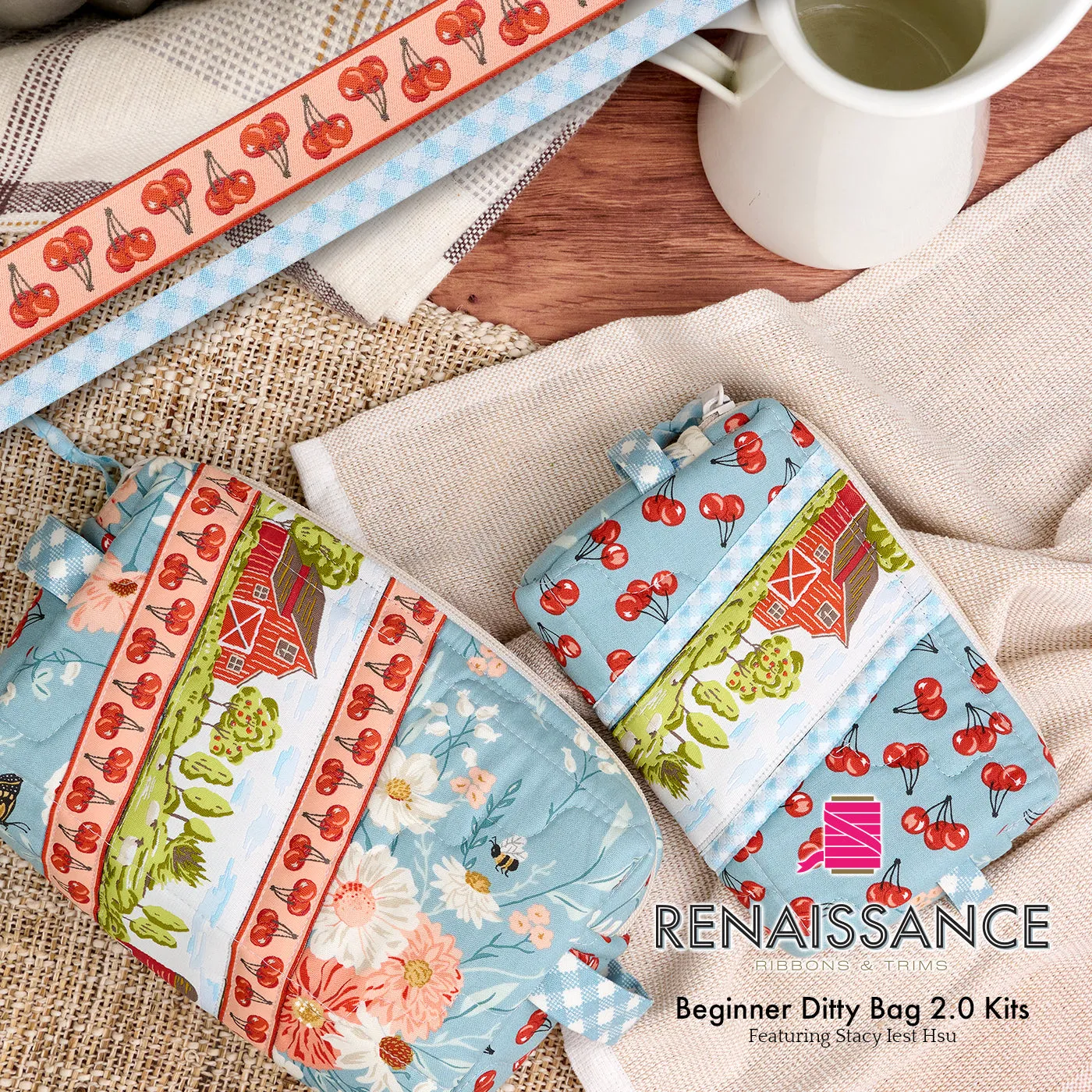 Renaissance Ribbon Ditty Kit Club Nähset Tula Pink ByAnnie