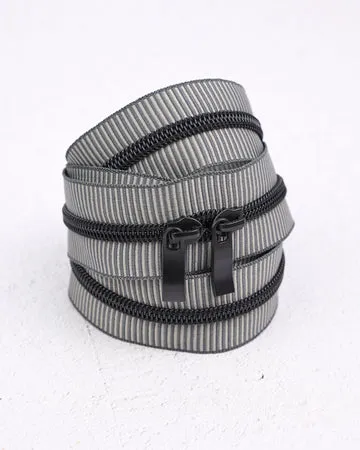 Renaissance Ribbon Zebra Handtaschen-Reißverschluss Nr. 5 Zebra