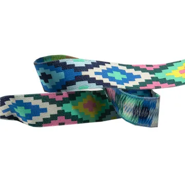 Renaissance Ribbon Amy Butler Blue Spirit Weave Band 1 Yard