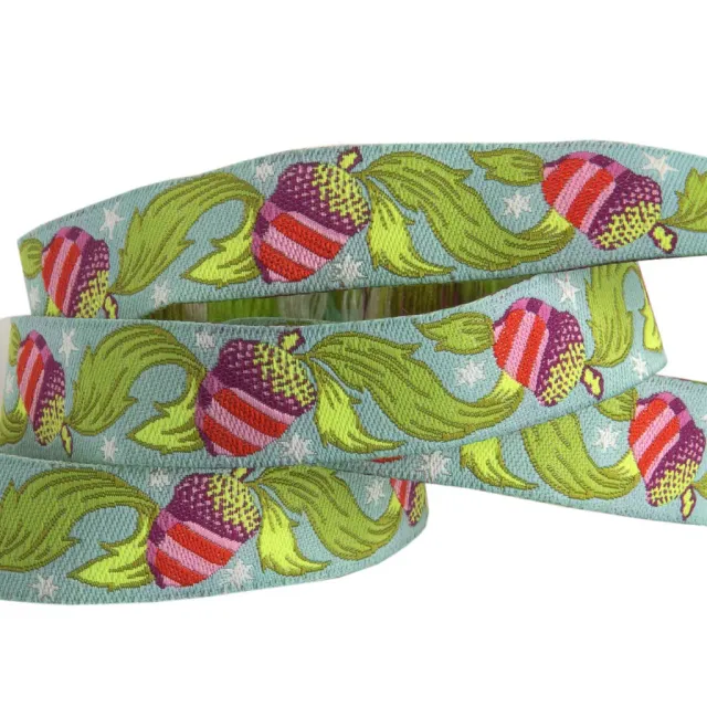 Renaissance Ribbon Tiny Beasts Oh Nuts Webband 1 Yard Eichhörnchen
