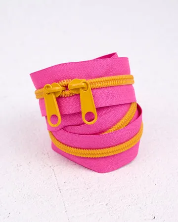 Renaissance Ribbon Pink Lemonade Handtaschen-Reißverschluss #5