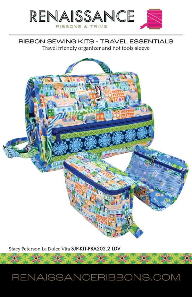 Renaissance Ribbon Travel Essentials 2.0 La Dolce Vita Nähset Taschen-Set