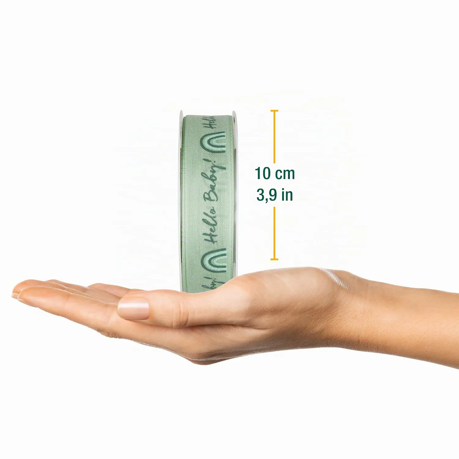 Halbach Geschenkband Hello Baby 25 mm x 16 m Polyester