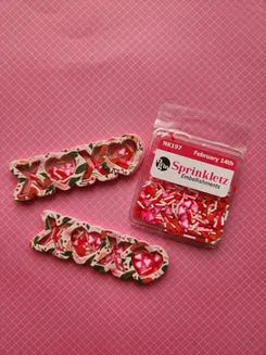 Buttons Galore Sprinkletz February 14th Bastelstreu 12 g Herzen