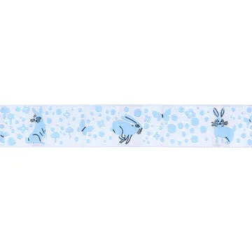 Renaissance Ribbon Love Letter Bunny Dot Webband 7/8" 1 Yard