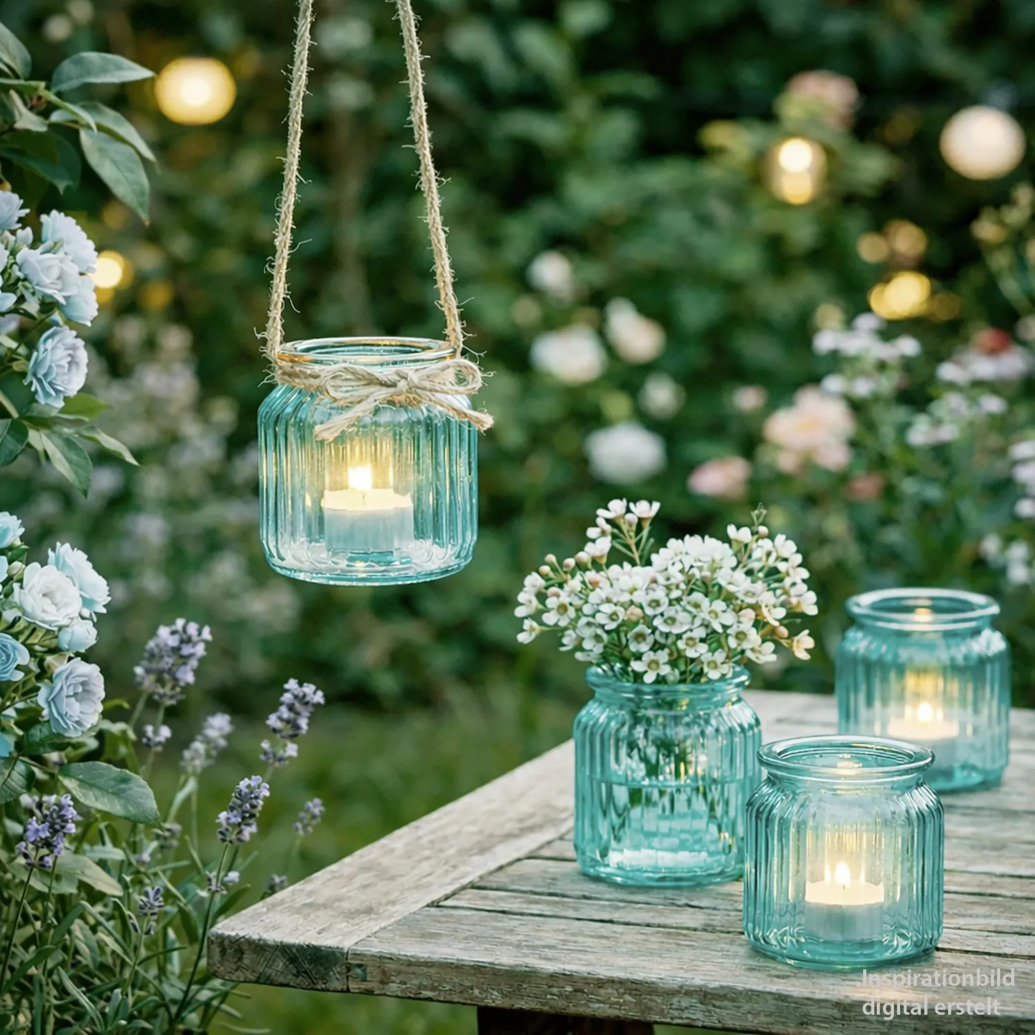 Creativery Windlicht Glas 4 Stück