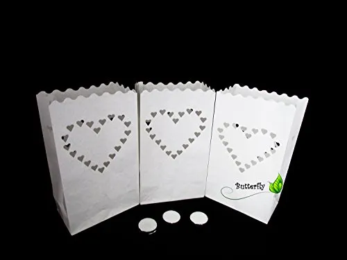 Creativery Candlebags Lichttüten Papier 10 Stück