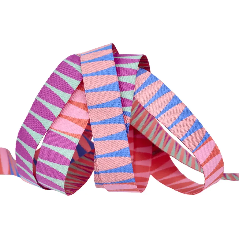 Renaissance Ribbon Ramble Curves Schmuckband Bunt 16mm 1 Yard
