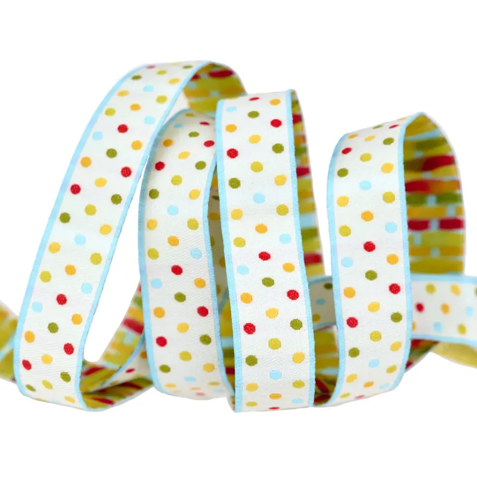 Renaissance Ribbon Animal Park Fun Happy Dots Band 5/8 Zoll 1 Yard Punkte