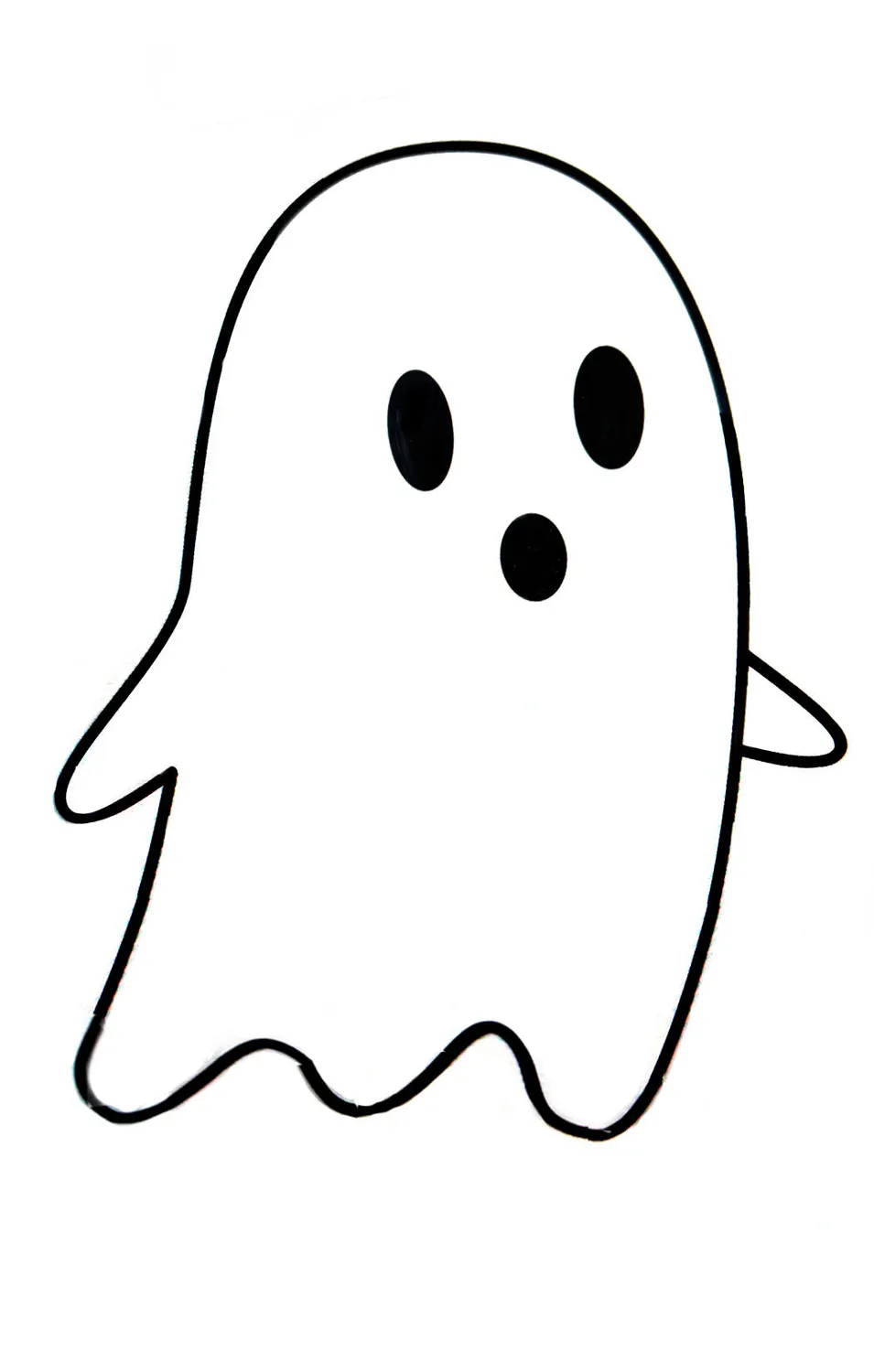 Buttons Galore Ghost Button Art Bastelset 15 cm Holzrahmen